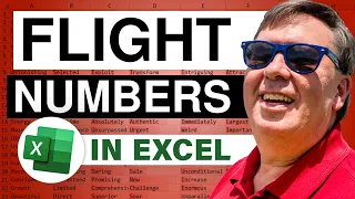 Excel - VLOOKUP for Airline and Flight Number Combined - Episode 523