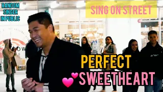 💗A Mesmerizing Love Song That'll Tug at Your Heartstrings🎀Random Singer in Public🍀Ed Sheeran-Perfect