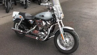 2011 Harley-Davidson XL1200 Sportster Custom. Walk around with engine sound. For sale.