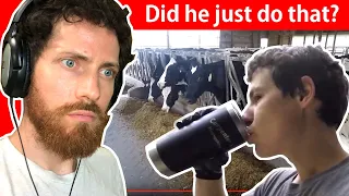 Vegan Reacts to 'Day in the Life of a Dairyman'