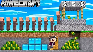 Ich KLAUE VILLAGERS Geld in Minecraft!