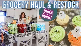 GROCERY HAUL & RESTOCK SINGLE WIDE MOBILE HOME CLEAN WITH ME