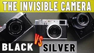 The Invisible Camera For Street Photography: Black vs Silver X100V, X-Pro3 and X-E4!