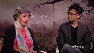 Lorraine Warren+James Wan   The Conjuring Interview 2014