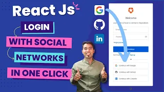 React Registration & Login with Google, GitHub, LinkedIn || Social Login with Auth0 in one Click 🔥