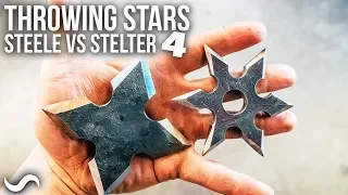 MAKING THROWING STARS!!! Steele Vs. Stelter ep:4