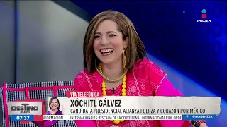 Xóchitl Gálvez habla de su participación en el tercer debate presidencial | Noticias con Paco Zea