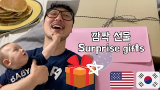 국제커플 감동선물 | 미국인 아내가 준비한 것은? | surprise gifts for Korean husband on father's day! #국제커플 #국제부부 #AMWF