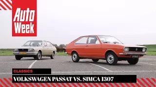 Volkswagen Passat vs. Simca 1307 - Classics Dubbeltest - English subtitles