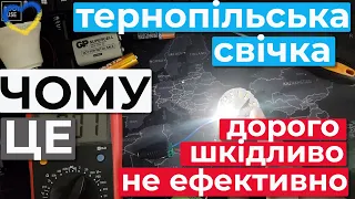 Обережно, тернопільська вічна свічка. Дорого та шкідливо. Чому не варто робити такі вічні свічки.