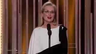 Meryl Streep Presenting Motion Picture, Drama - Golden Globes 2015