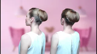 ПРИЧЁСКА НА ТОРЖЕСТВО ИЛИ СВАДЬБУ СВОИМИ РУКАМИ || EASY AND FAST WEDDING HAIRSTYLE