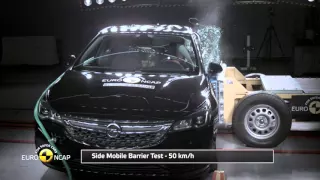 Euro NCAP Crash Test of Opel Vauxhall Astra 2015