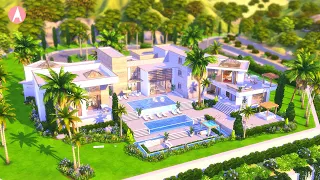 💎  Modern CELEBRITY MANSION 👠  📸  🌟 | The Sims 4 Stop Motion