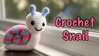 Crochet snail/ Amigurumi Snail/ Beginner friendly