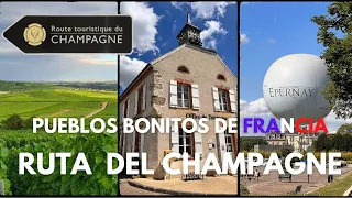 RUTA del CHAMPAGNE. Epernay, Hautvillers,Reims. FRANCIA