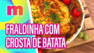 Receita de FRALDINHA com crosta de BATATA e CEBOLA - Mulheres (23/05/2024)