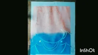 how to draw loard mohadev drowning watercolor|| loard har har Mahadev drowning