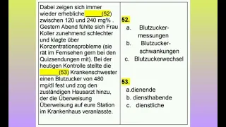 B1-B2 Pflege Übungstest 2: Sprachbausteine