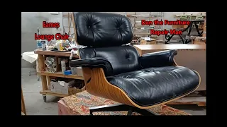 Eames Lounge Chair Repair Broken Backrest Shock Mount