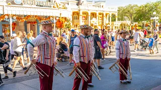 The Dapper Dans of Main Street U.S.A. Walt Disney World Magic Kingdom October 2023