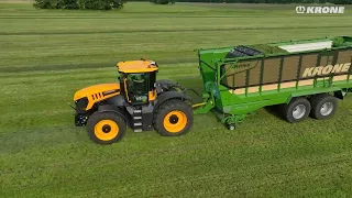 KRONE ZX with OptiGrass – the new forage wagon for professionals