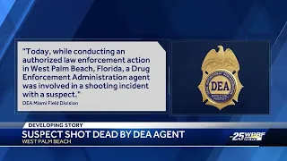 D.E.A. agent fatally shoots suspect in West Palm Beach