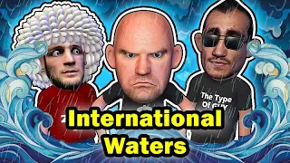 Khabib vs Tony fighting on International waters