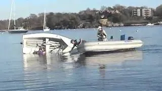 Rescuing a Capsized Sailboat