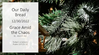 Grace Amid the Chaos | Our Daily Bread Devotional Reading | 12/30/2022