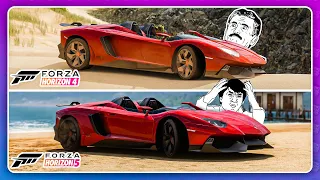 Forza Horizon 5 VS Horizon 4 - КАК РАЗРАБЫ ЛАМБО УХУДШАЮТ!