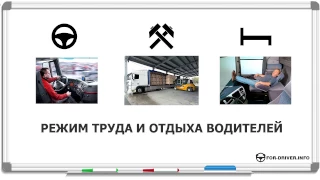 1.Режим труда и отдыха водителей. Сутки водителя.