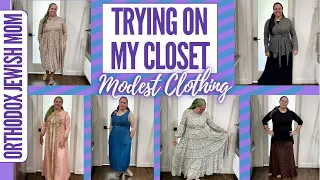 Trying On All My Clothes | Modest Clothing | Tznuit Clothes | Orthodox Jewish Mom (Jar of Fireflies)