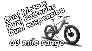 Eunorau ebikes - dual motors, dual batteries, dual suspension