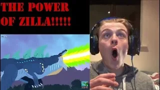 Godzilla vs Zilla Jr : The Final Battle (part 2/3) | DinoMania - Godzilla cartoons Reaction