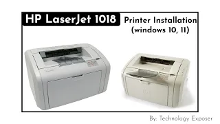 HP Laserjet 1018 Printer Installation | Windows 10, 11 |  Issue Solved