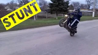 FZM Honda dio 18 Stunt падение