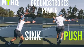 How To GAIN POWER On Your GROUNDSTROKES: Try This One Simple Movement | Lesson