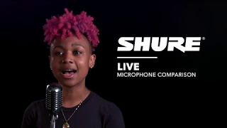 Shure Live Mic Comparison, Female Vocal | Gear4music demo