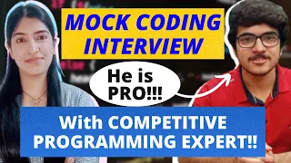 Mock Coding Interview with @iamluv - YouTuber, Competitive Programmer 🌟