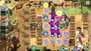 Plants vs zombies 2-Wild West endless zone day 22