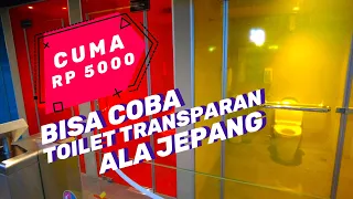 Gimana Sih Rasanya Toilet Transparan Ala Jepang?!