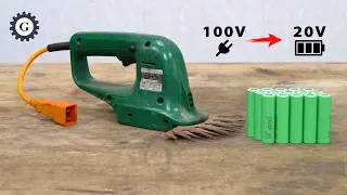 Easy Way to Convert Cord to Cordless Grass Shear 20V | Makita MUM 162