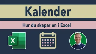 Excel - Kalender 2023 - Skapa en på bästa sätt