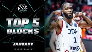 TOP 5 BLOCKS | January | Basketball Champions League 2022-23