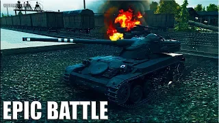 Как играют статисты на AMX 13 90 epic battle 🌟 World of Tanks лучший бой на лт 9 уровня АМХ 13 90