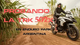 Voy con mi TRK 502 X al mejor parque de ENDURO de Argentina