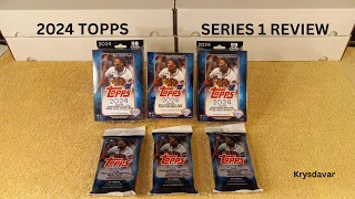 2024 Topps Series 1 Baseball - Blaster, Hanger Boxes, Fat Packs - Retail Review ✨New✨