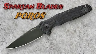 Spartan Blades Poros:  New Large Tactical Flipper Blade!