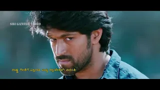 Yash Powerfull Dialogue and Mass Fight Scene Radhika Pandit Mr And Mrs Ramachari